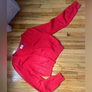 COTTON ON red cardigan size s
